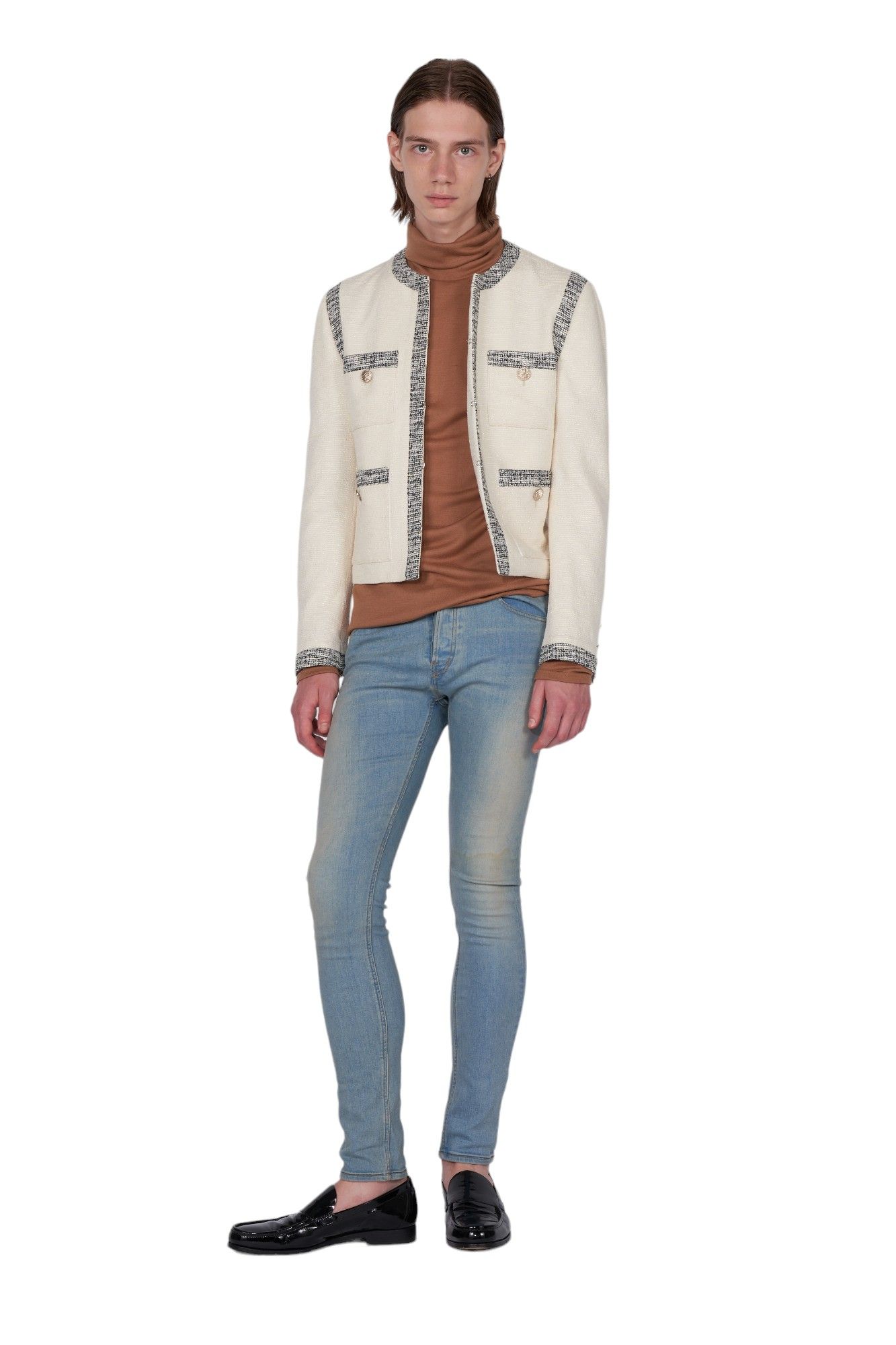 ウォッシャブル ウール タートルネック カットソー - Washable Wool Turtle Neck - CAMEL