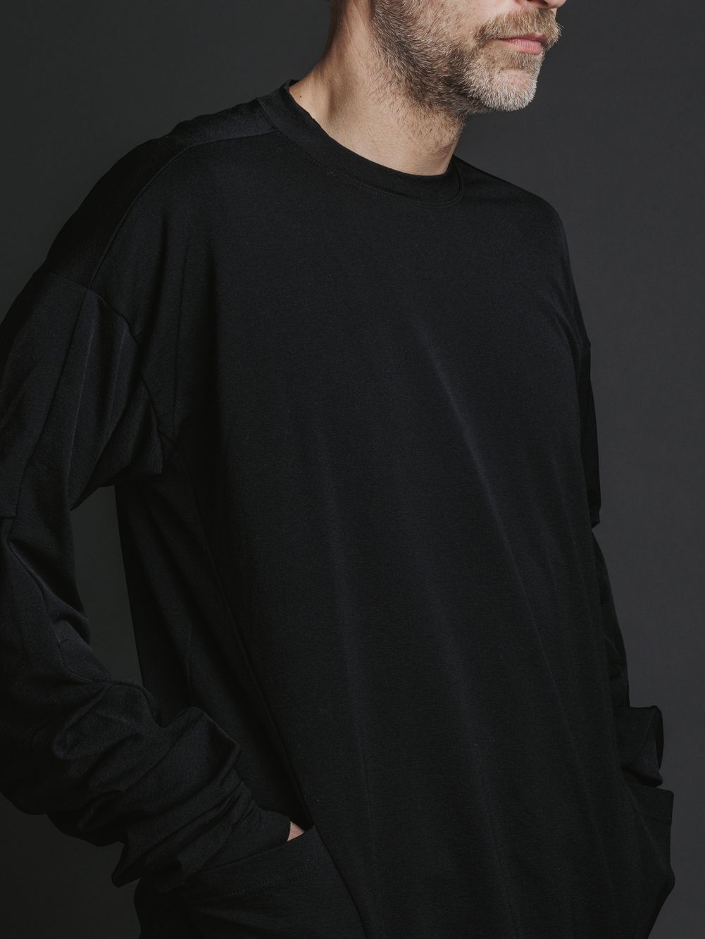 NY/PU ベア天竺 リブTシャツ