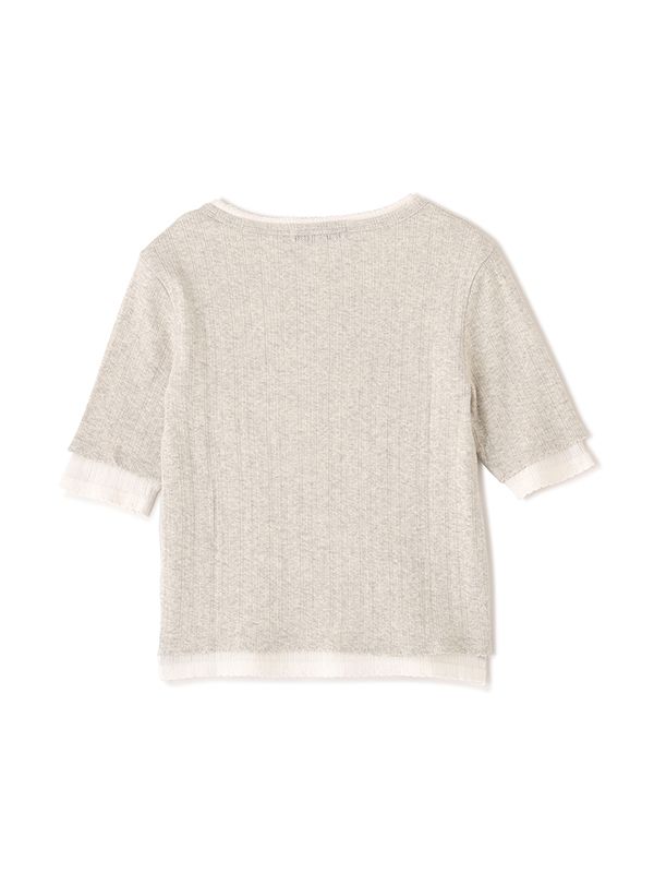 2パックアイレットTee （GREY）