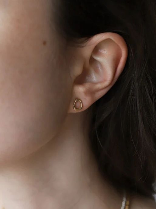 【両耳用】デューピアス GOLD ゴールド シンプル デザイン ユニセックス アクセサリー