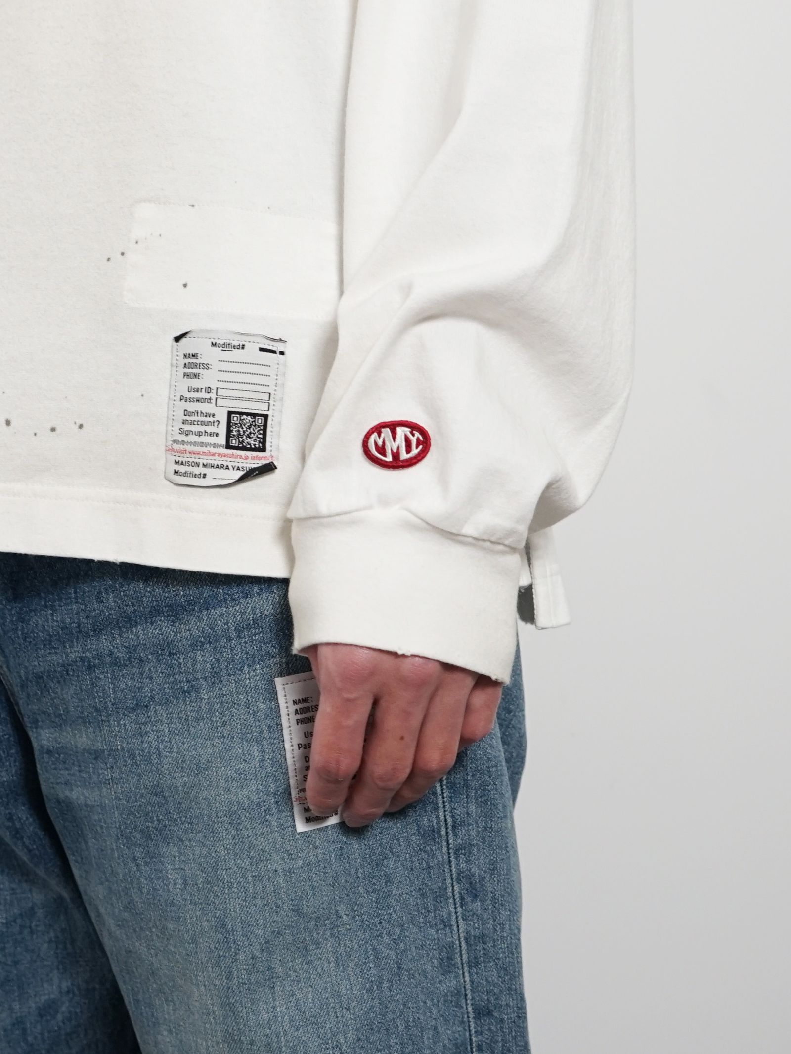 ロングスリーブプリント カットソー - LEON PT DR LS TEE - WHITE