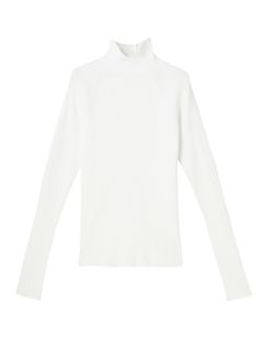 スリット スリーブ ホー ル ガーメント プルオーバー - WHITE
