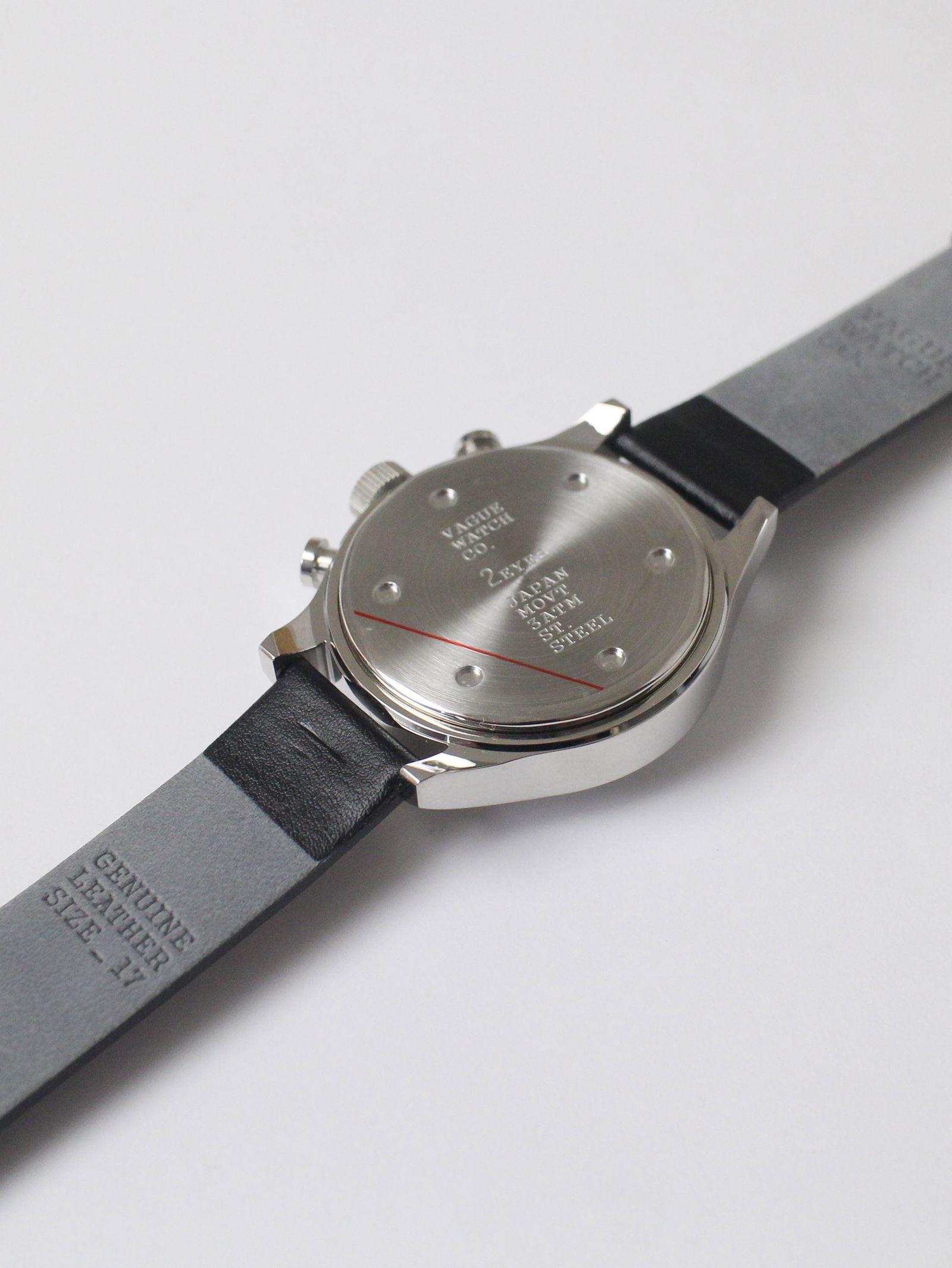 VAGUE WATCH CO. - 2EYES クロノグラフ - BLACK BELT | ADDICT WEB SHOP