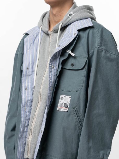 トリプルレイヤードシャツ - TRIPLE LAYRED SH (GREEN)