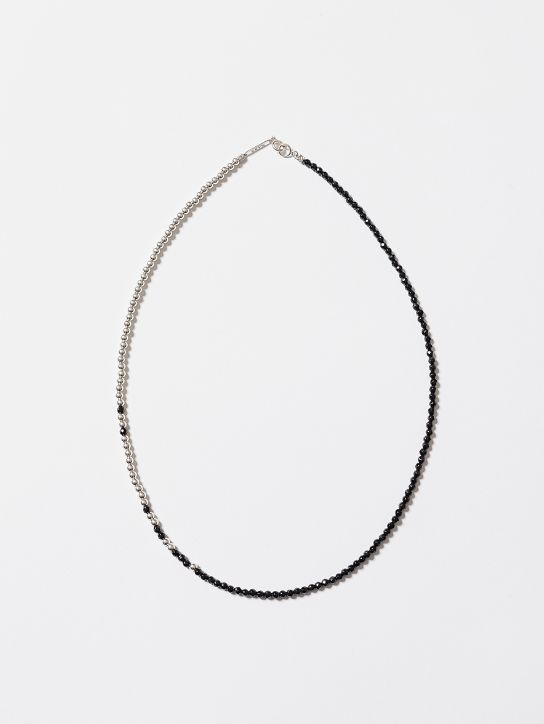 オニキスネックレス - ONYX NECKLACE - BLACK