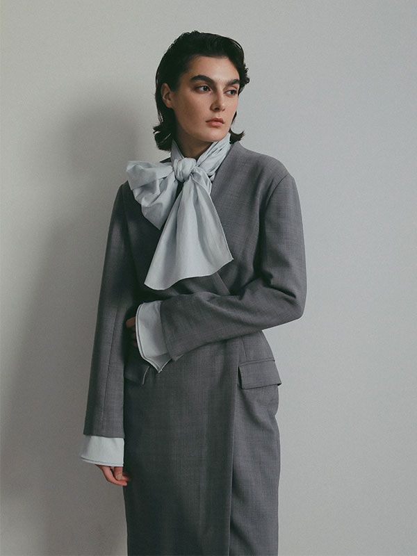 SANTEカシュクールドレス (GREY)