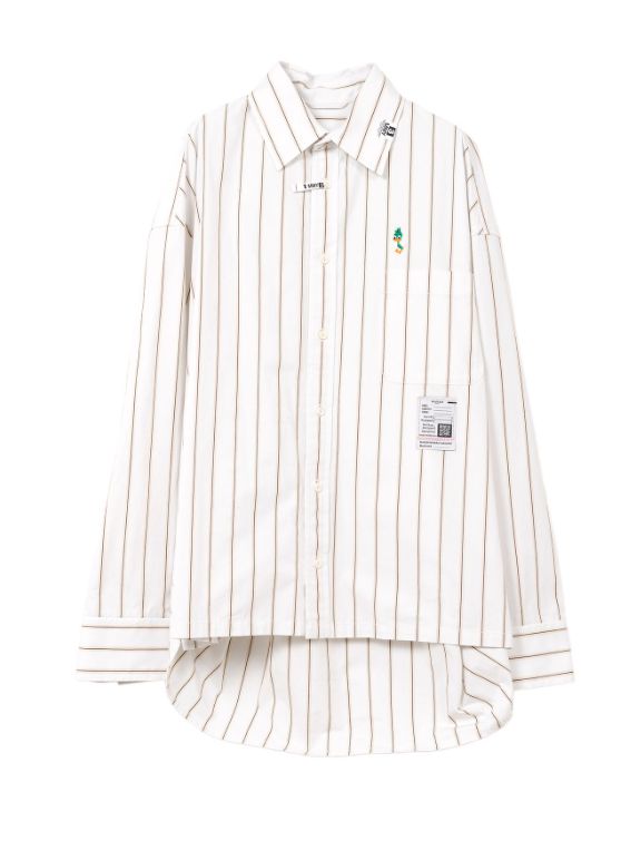 【レディース】レオンエンブロイダリーストライプシャツ| LEON Embroidery Stripe Shirt