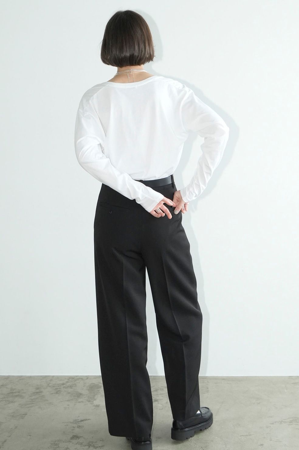 CLANE DEEP U NECK 長袖トップ DEEP U NECK TOPS｜TOPS(トップス)｜CLANE OFFICIAL ONLINE STORE