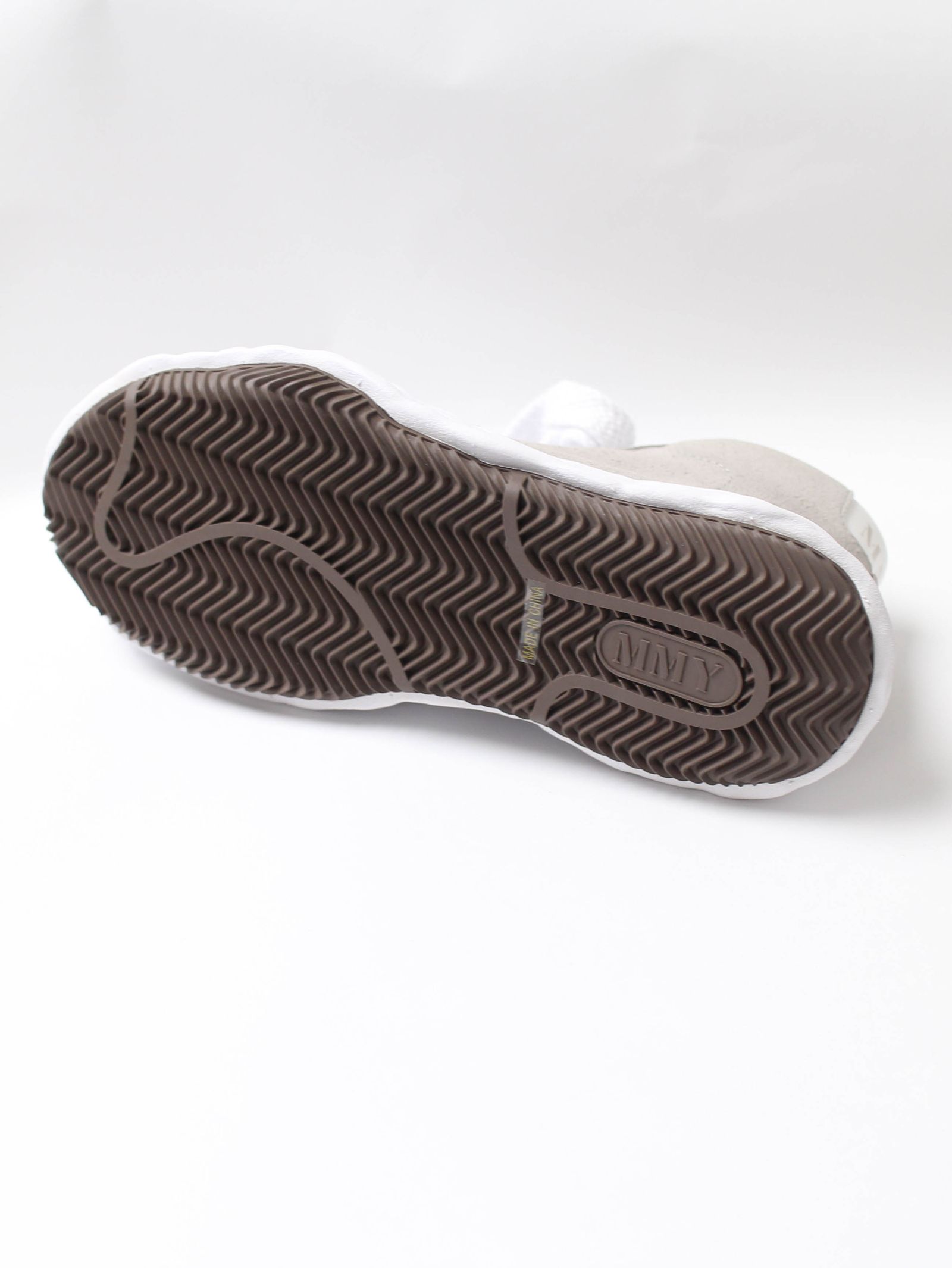 "BLAKEY" OG Sole  SUEDE LEATHER HI-top Sneaker - WHITE - A07FW707