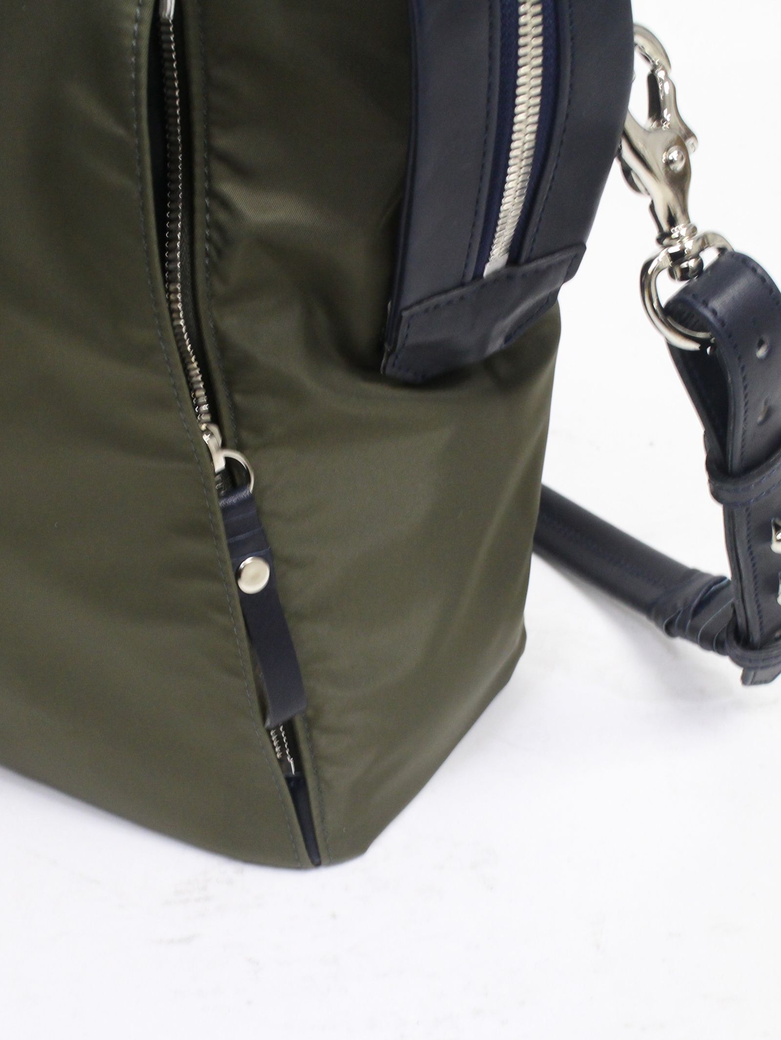 スライドトートバッグ - co21ssst010 R Nylon * glove leather