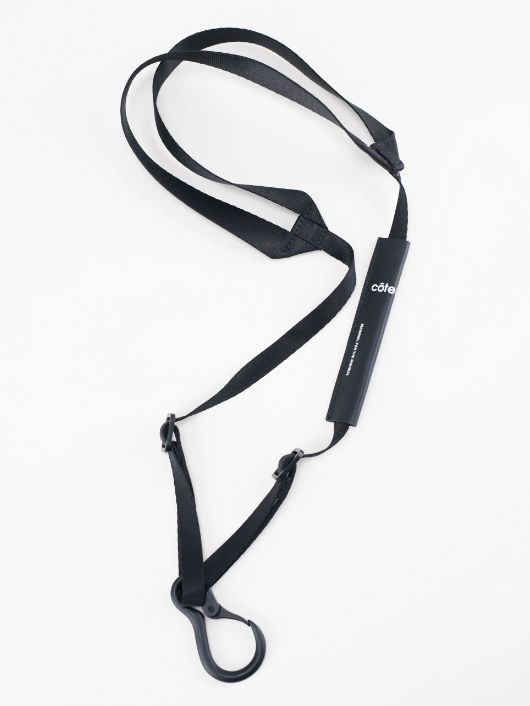 ストラップ付き カラビナ -  LANYARD PETITS BLACK