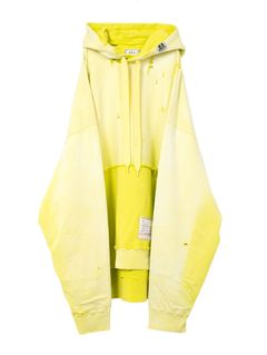 【レディース】サンフェイデッドヒュージフーディー -DISTRESSED HUGE HD - YELLOW