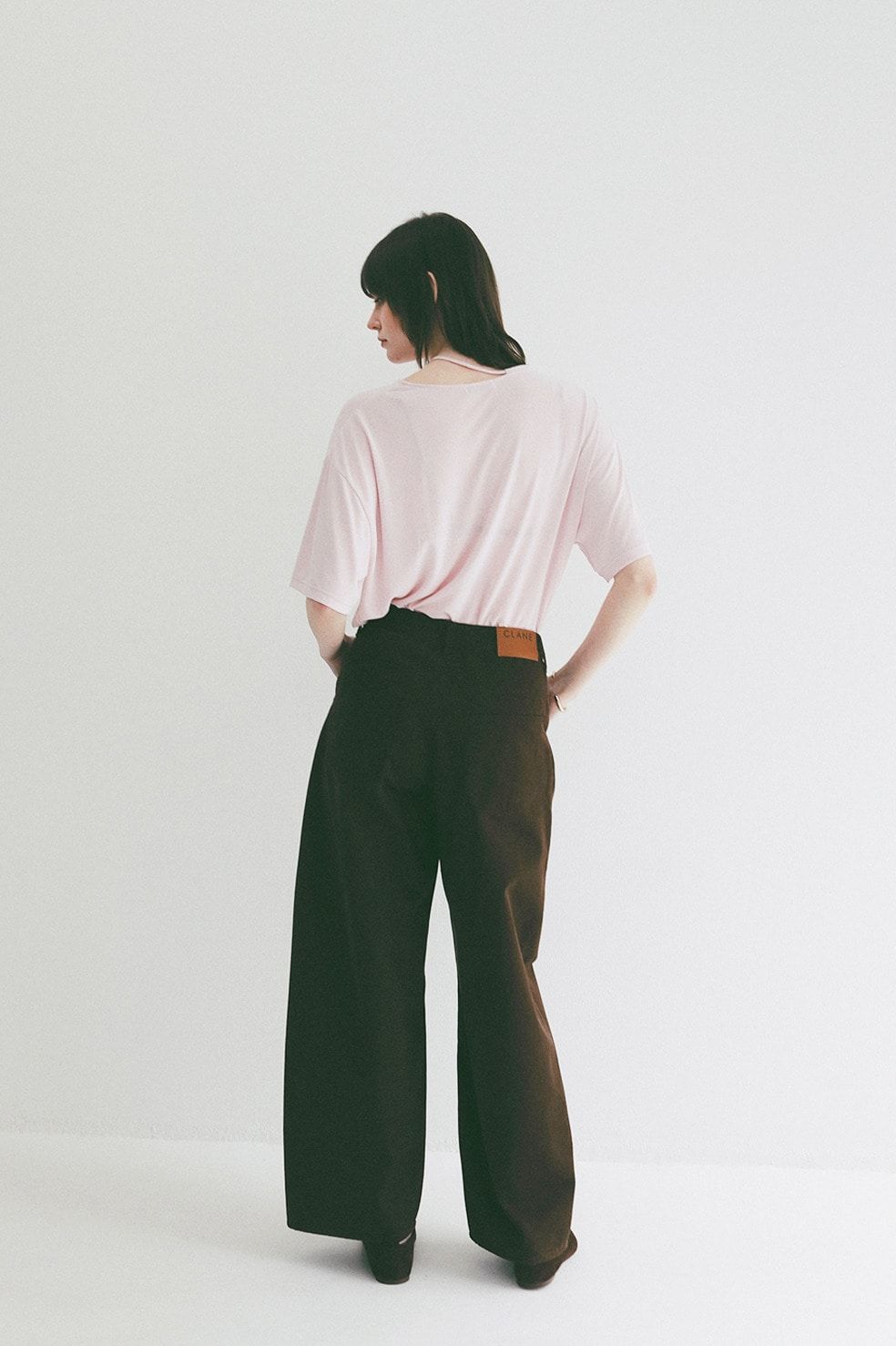 コードカットソー - DROOP THIN CODE SOFT TOPS (PINK)