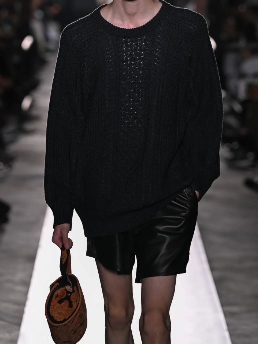 シープ レザーショート パンツ - LEATHER SHORT PANTS - Sheep leather