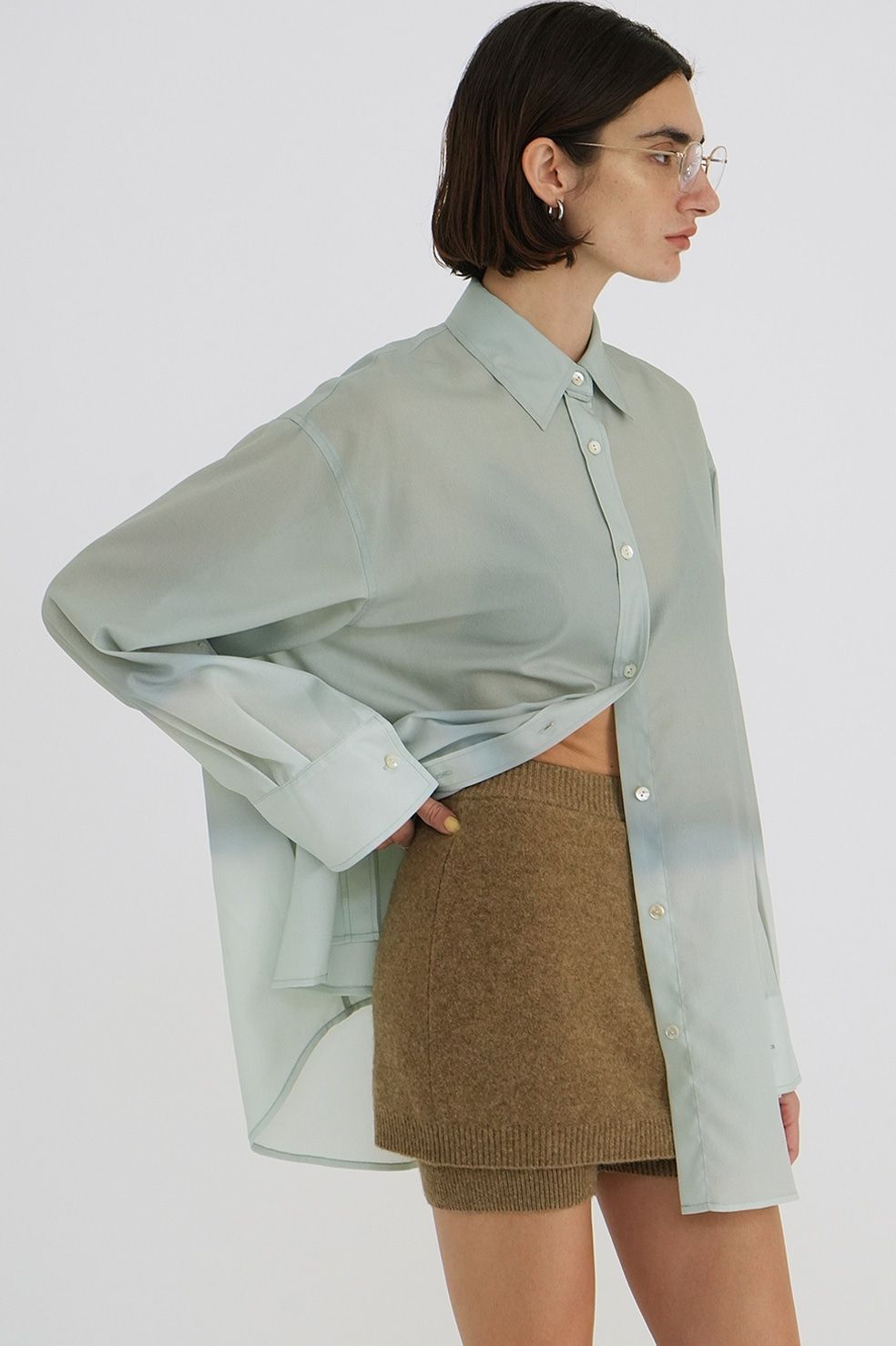 CLANE - グラデーションプリントシャツ - GRADATION SHIRT CLANE - グラデーションプリントシャツ - GRADATION SHIRT