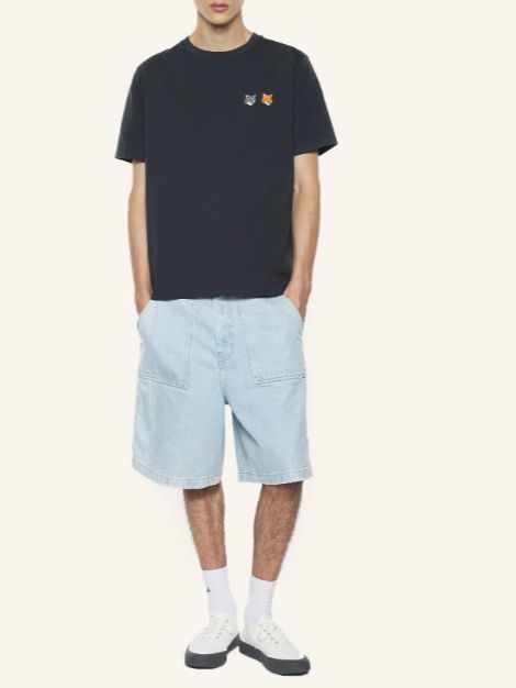 ダブル フォックスヘッド コンフォート Tシャツ (anthracite)