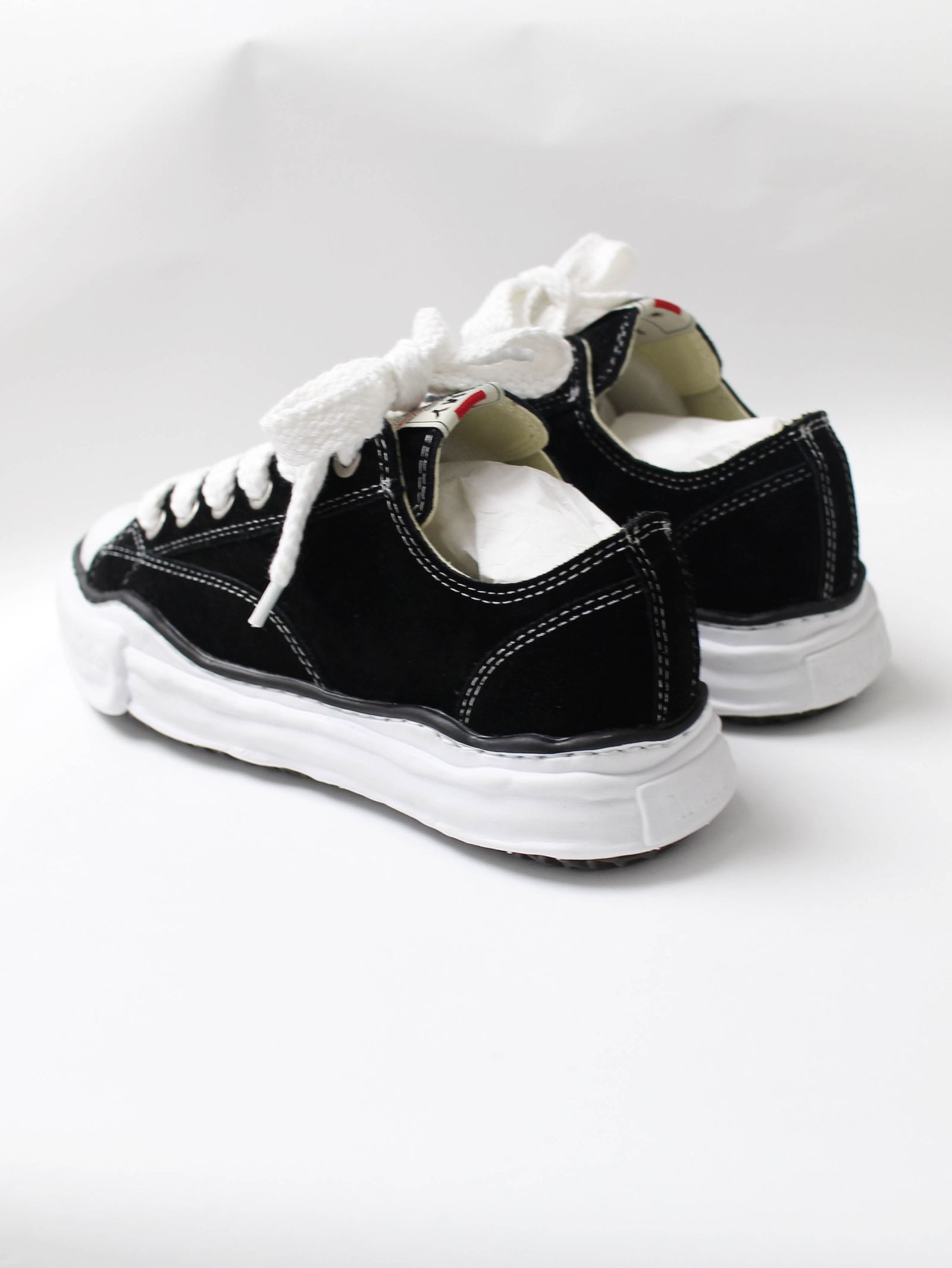 "PTRSN" OG Sole SUEDE LEATHER Low-top Sneaker - BLACK