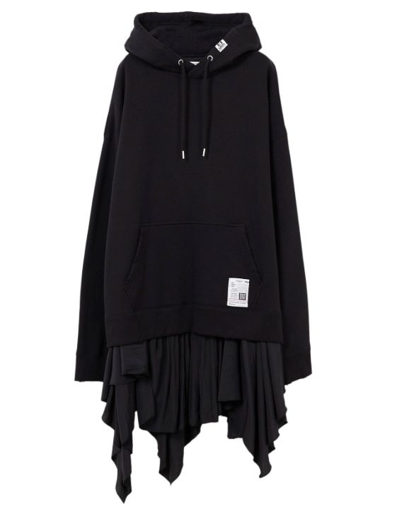 【レディース】フーディーコンバインドドレス | Hoodie Combined Dress (BLACK)