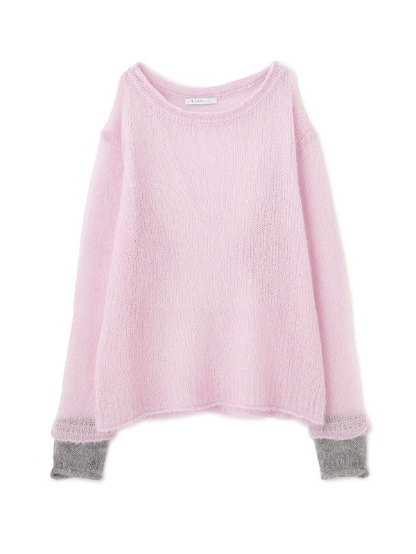 スーパーキッドモヘヤニットプルオーバー - PINK