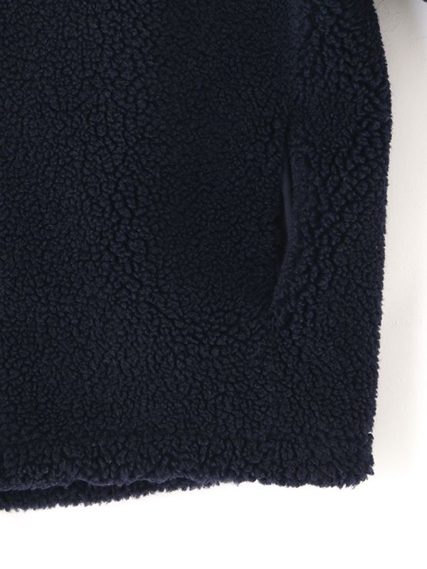 リバーシブルボアブルゾン  (NAVY)