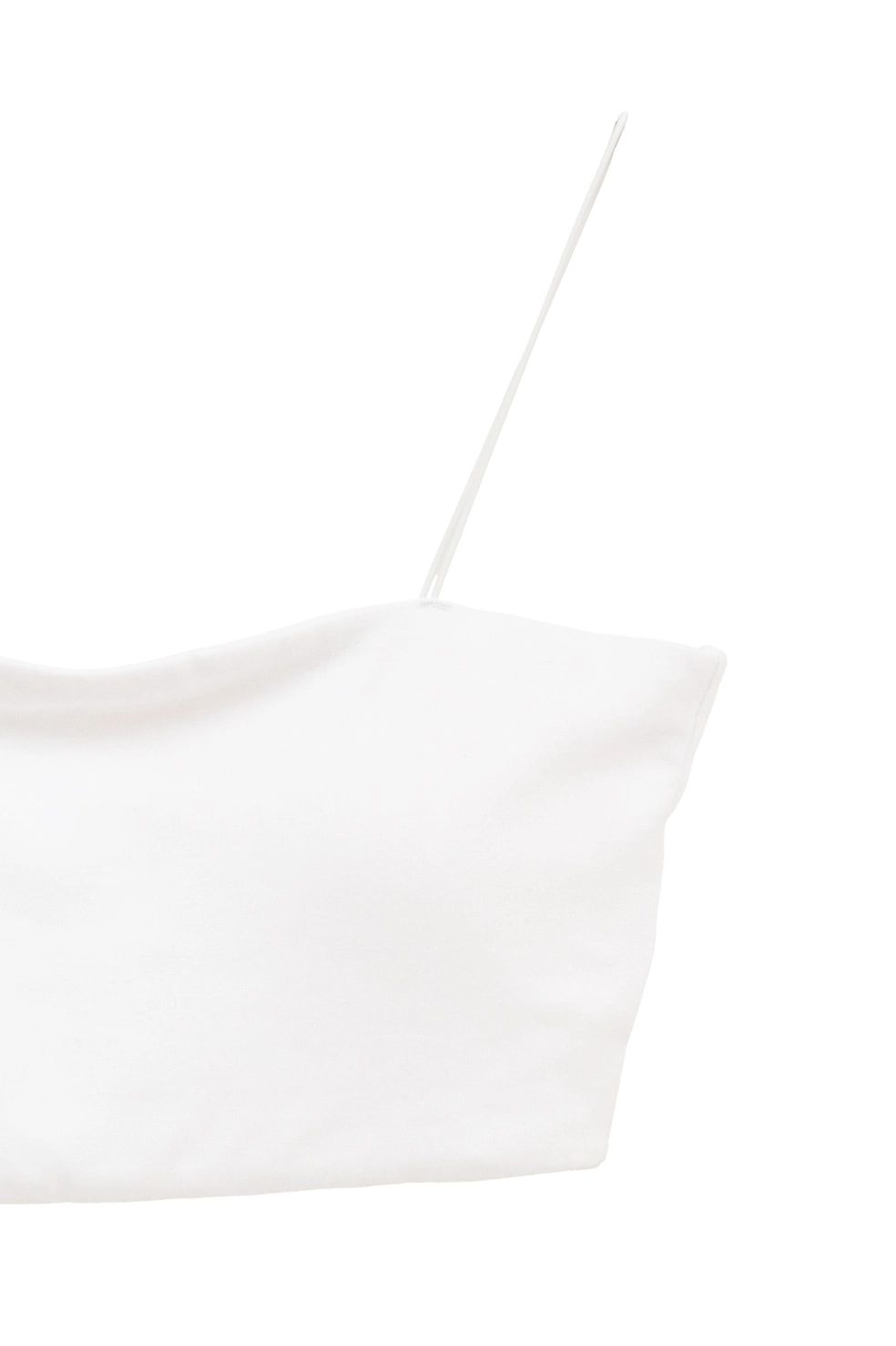 バンドゥブラ - THIN CORD BANDEAU BRA TOPS (BLACK)
