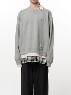 トリプルレイヤードプルオーバー - TRIPLE LAYERED PO (GREY)
