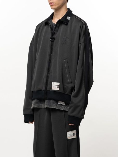 ワイドバック トラックジャケット - Wide Back Track Jacket （BLACK)