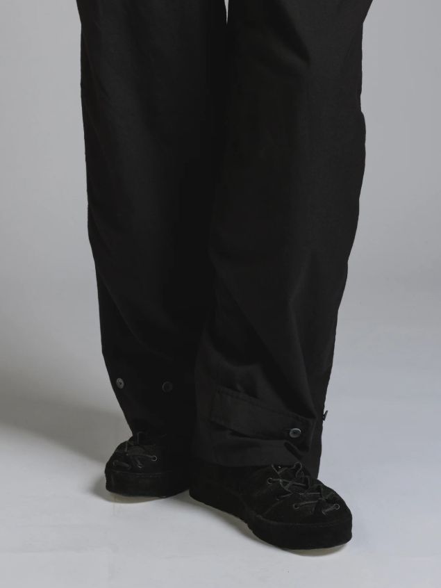 ウールトロパンツ (BLACK)