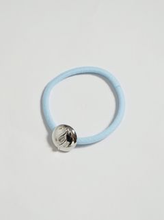 ロゴヘアゴム - S LOGO HAIR TIE - SILVER BLUE