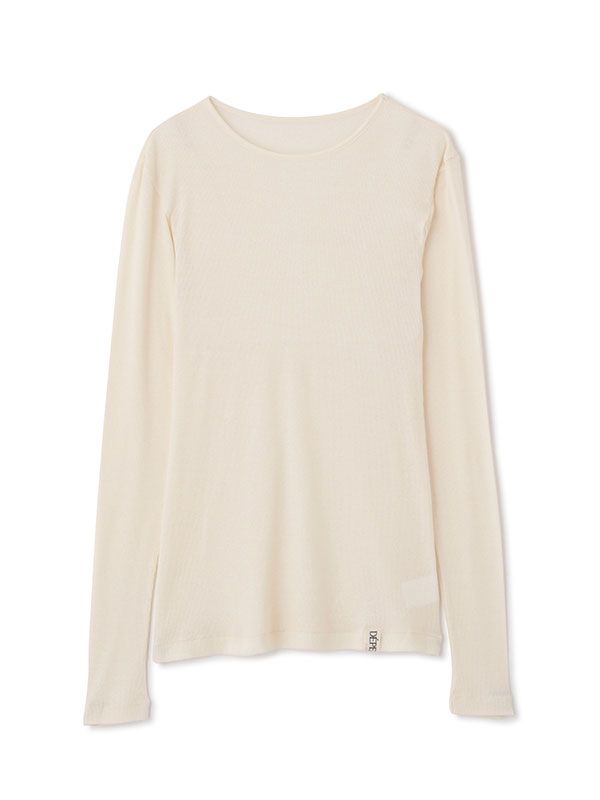 DEPENDREシアーロンTee / カットソー （IVORY）
