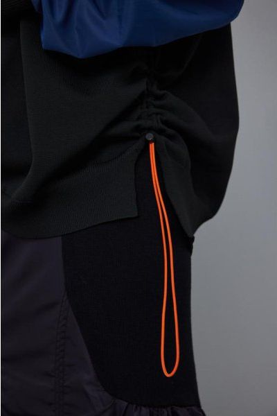 ミリタリー ボーイフレンド トップス - Military boyfriend tops -  BLACK