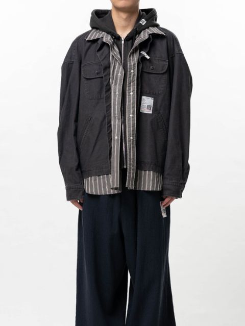 トリプルレイヤードシャツ - TRIPLE LAYRED SH (BLACK)