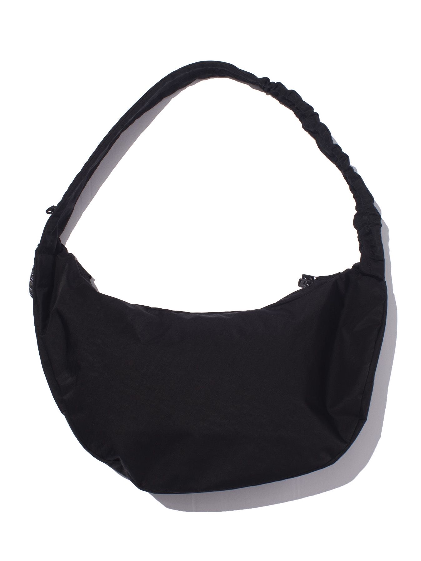 テクスチャード ツイル ボディバッグ  / TEXTURED TWILL BODY BAG （BLACK)