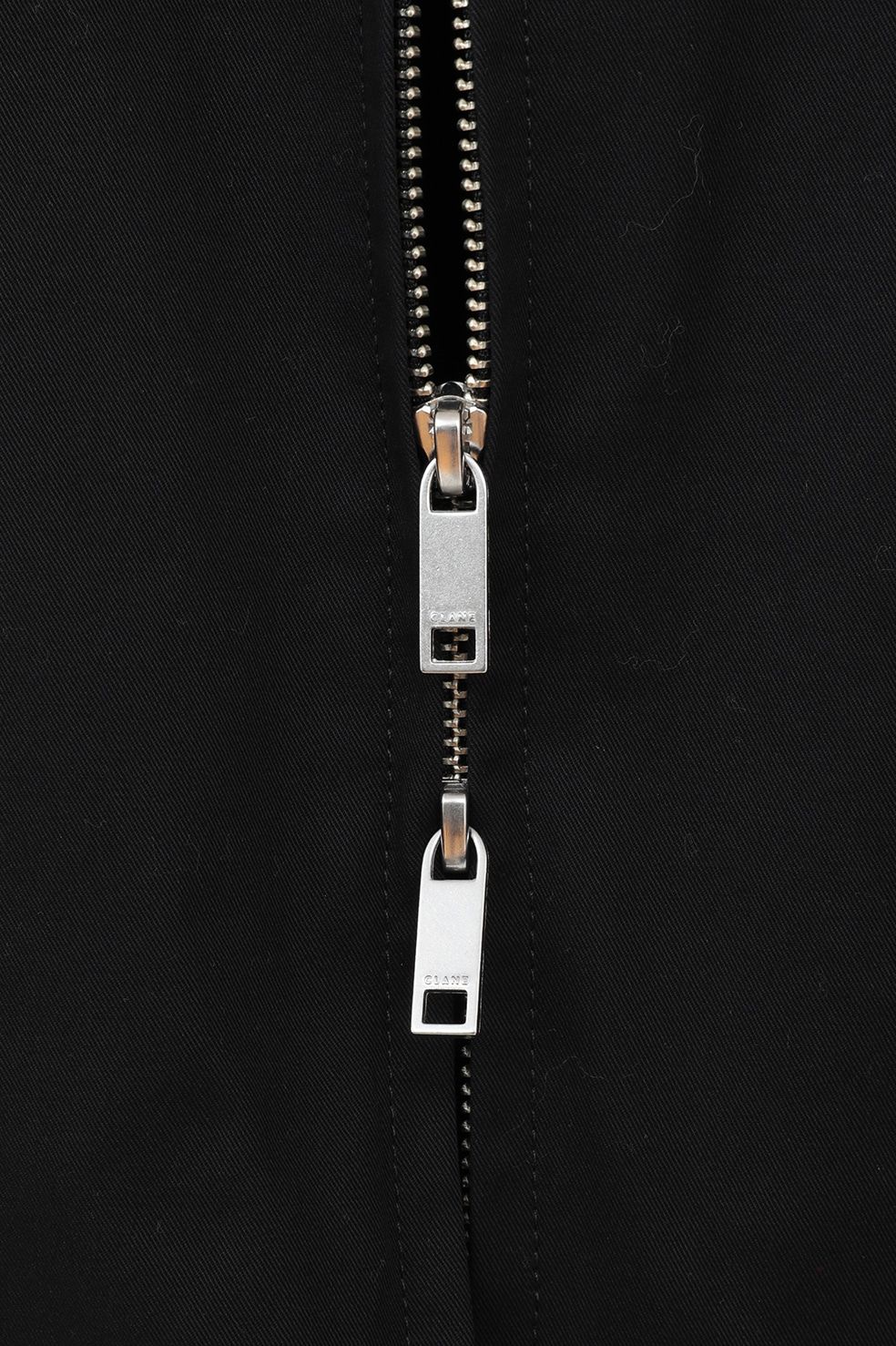 スタッズ ドリズラージャケット - W COLOR STUDDED DRIZZLER JACKET (BLACK)