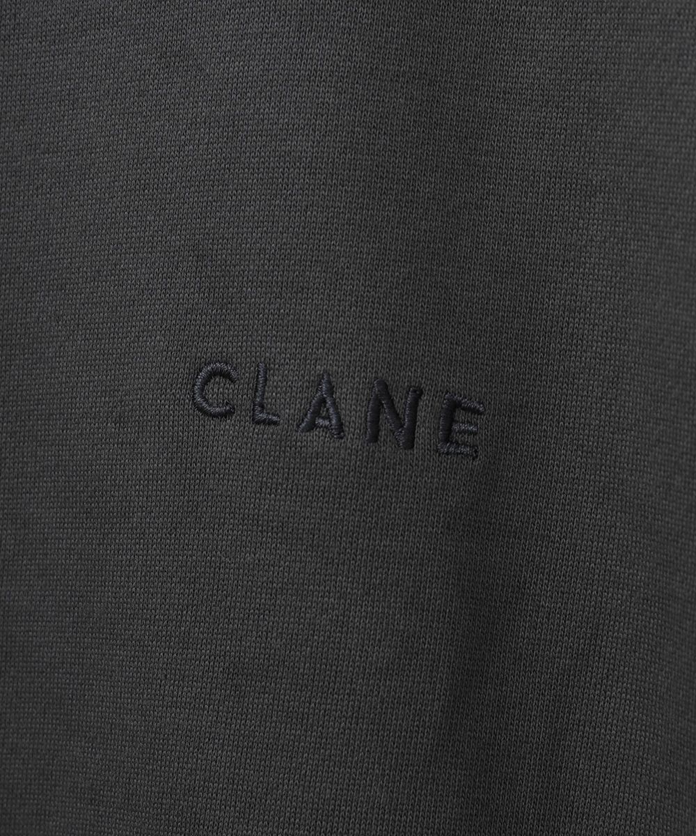 ワイドスウェット - FRUIT OF THE LOOM ×CLANE WIDE SWEAT TOPS CHARCOAL GRAY