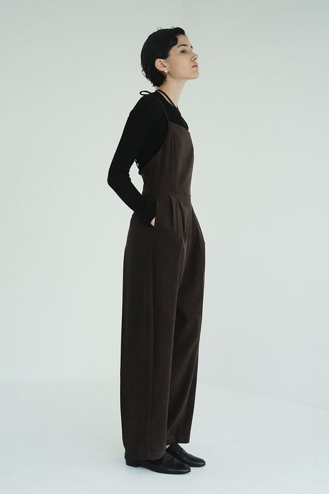 キャミソール オールインワン | CAMISOLE ALL IN ONE (BROWN)