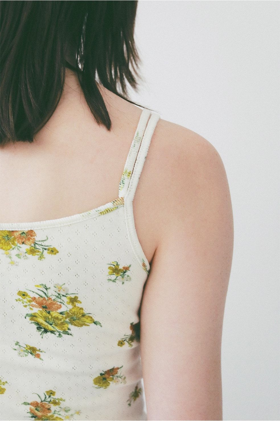 マルチウェイキャミソール - MANY WAY FLOWER CAMI TOPS (YELLOW)