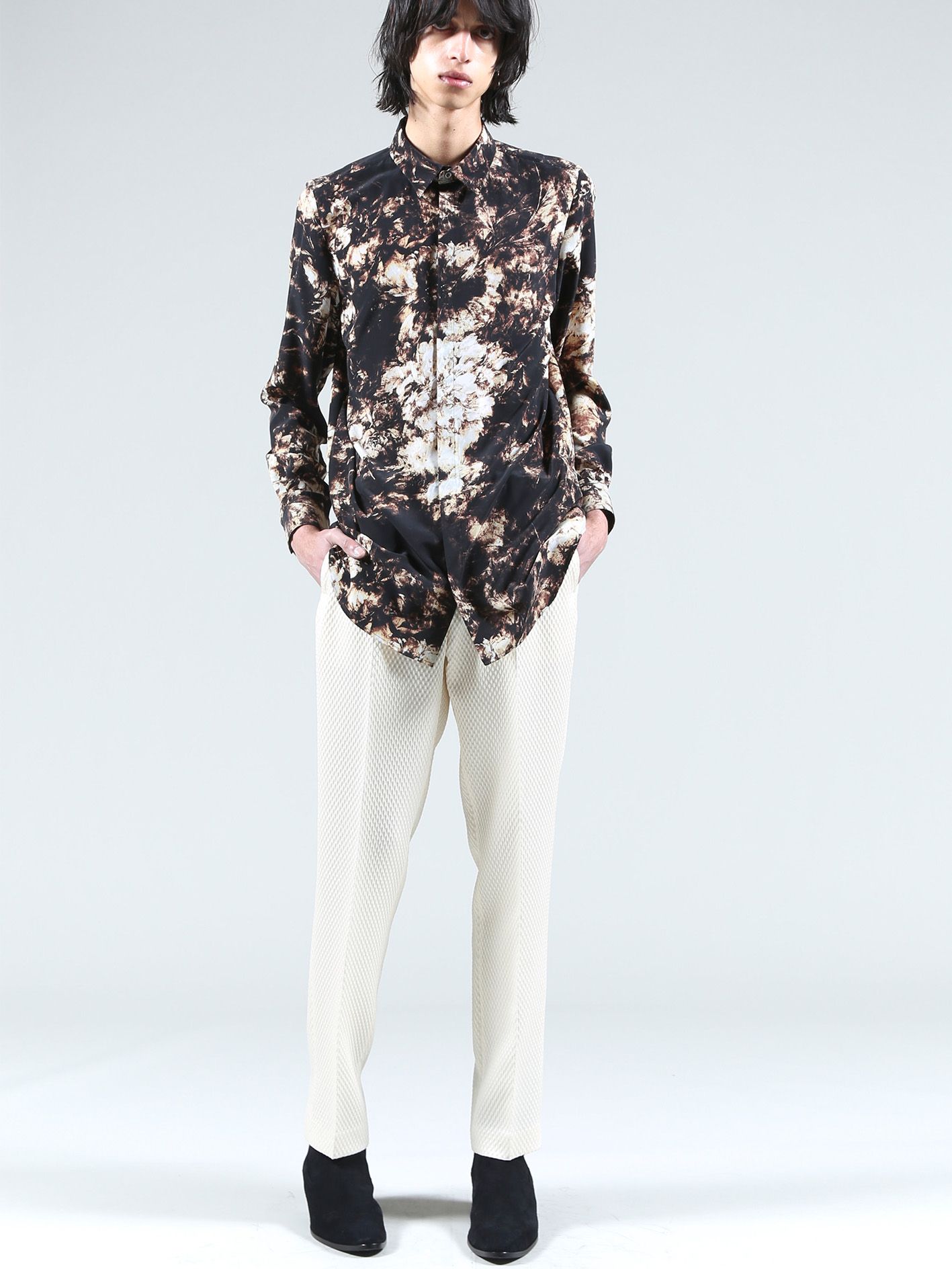 GalaabenD 22AW FLOWERシャツ BLACK 新品 | gulatilaw.com