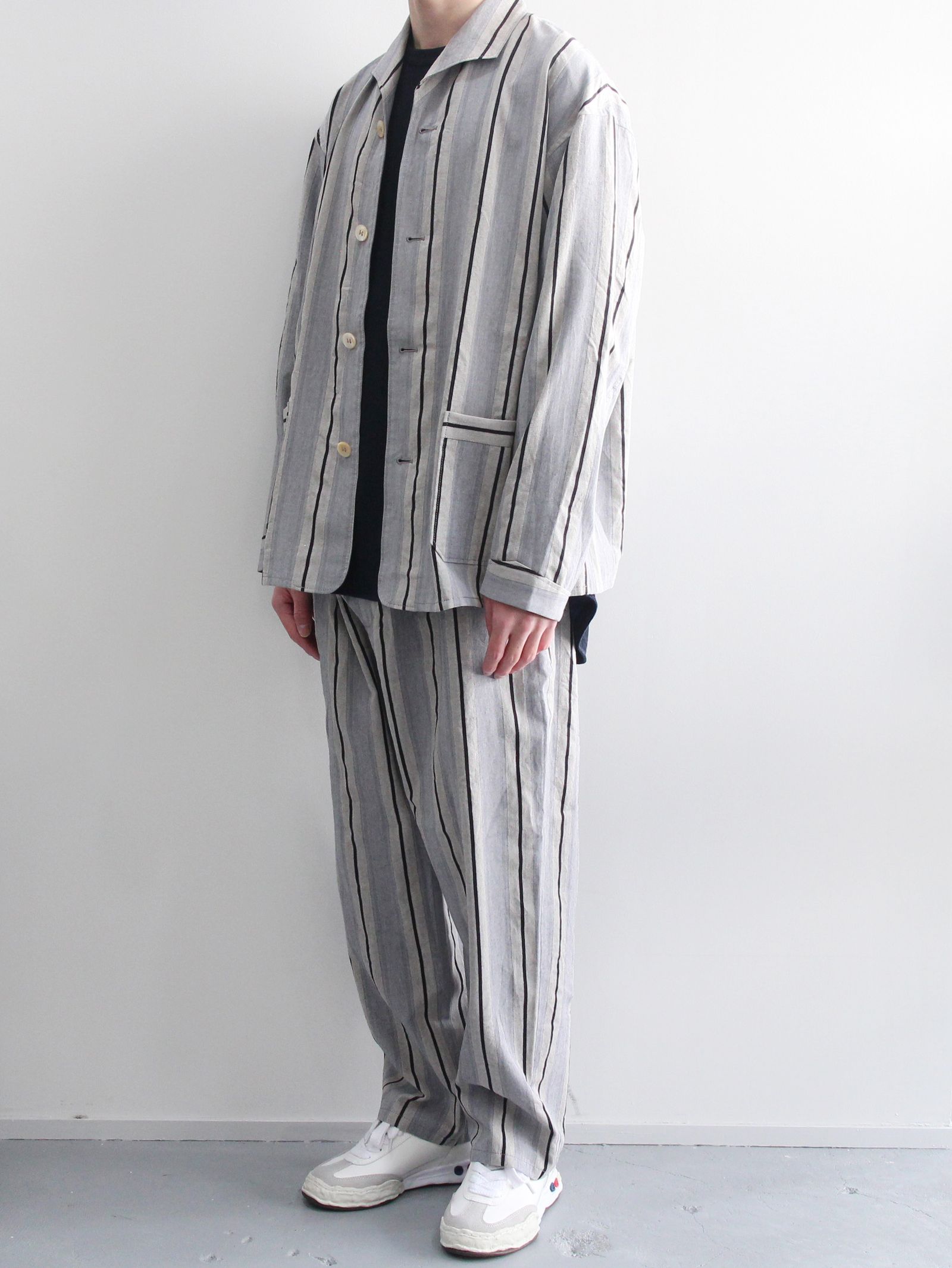 SEVEN BY SEVEN - クックパンツ - COOK PANTS - Cotton stripe