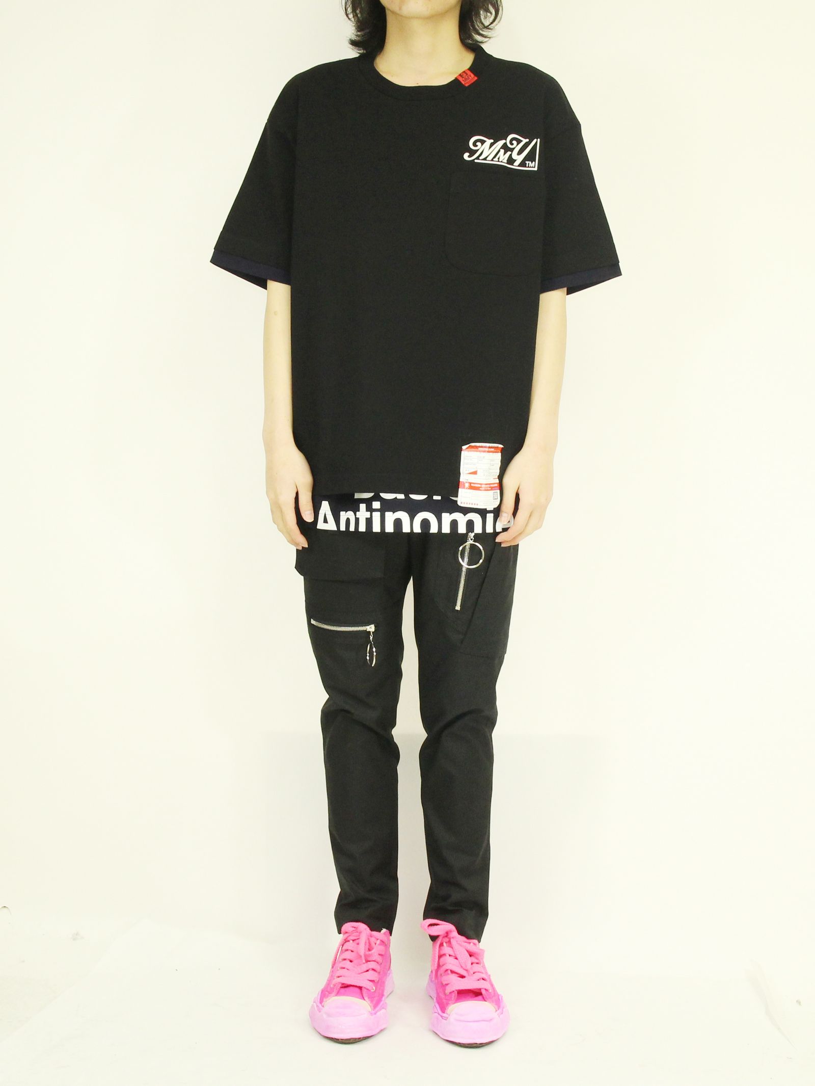 プリンテッドTシャツ - MMY Printed T-shirt - BLACK