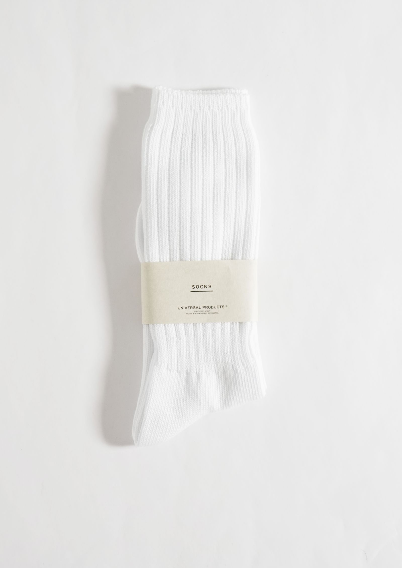 ロング ルーズ ソックス / 靴下 - LOOSE LONG SOCKS WHITE