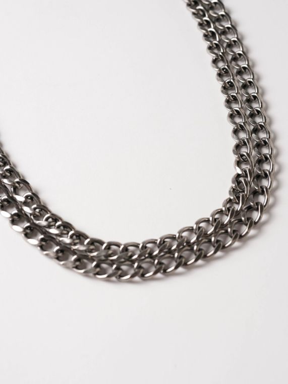 Double Wallet Chain - ダブルウォレットチェーン - BLACK