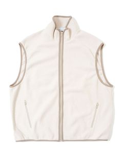 フリース ベスト - Polartec Fleece Vest - IVORY