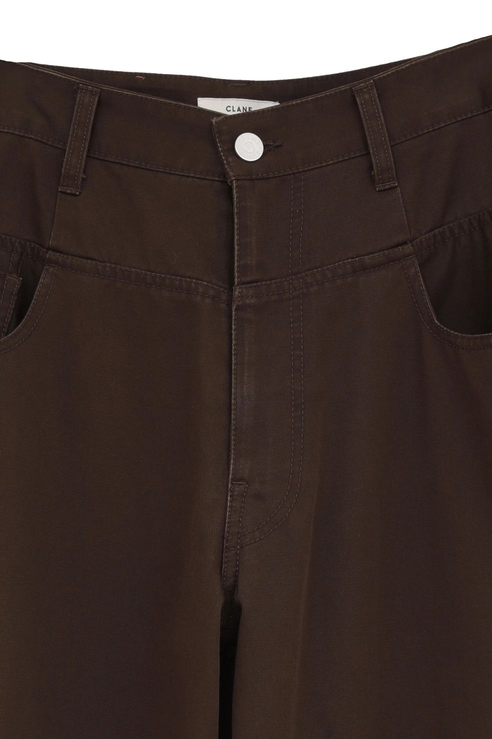 ローウエストバレルパンツ -  LOW WAIST BARREL PANTS (BROWN)