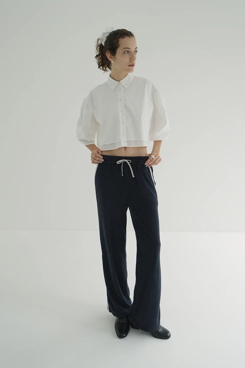 パイルラインパンツ - PILE LINE PANTS -  NAVY