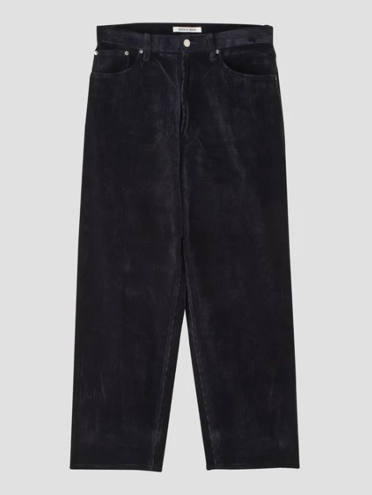 【25-26AW】 コーデュロイ ワイド パンツ - WIDE PANTS CORDYROY - NAVY