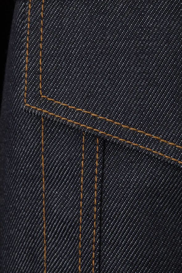 ウールデニムジャケット - ddenim jacket in wool denim （INDIGO)