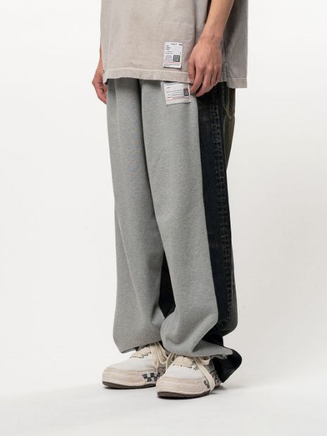 コンバインド スウェット デニム パンツ - Combined Sweat Denim Pants（INDIGO)