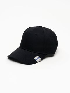 コットン ツイル 6パネル キャップ / Cotton Twill 6 Panel Cap (BLACK)