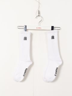 KMY CTN CREW SOCKS "2P" - 2パックソックス - WHITE